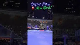 Bryant park winter village ice skating#bryantpark #newyork #iceskating