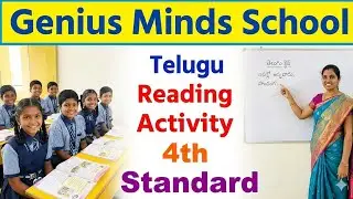 Telugu Reading Activity By 4rth Class Students 