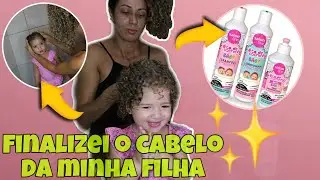 MARIA FLOR USOU A LINHA COMPLETA TÔ DE CACHINHO KIDS | SALON LINE | MAGNA ÁUREA