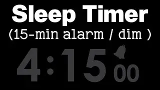 4 Hour 15 Minute Sleep Timer with Loud & 15-min Alarm #timerstore #4h15m #sleeptimer