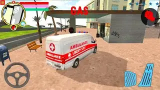 Policeman In Ambulance Van Simulator #3 - Driving Between Islands - Android Gameplay