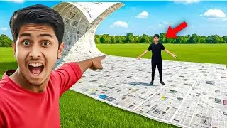 Can You Fold This Giant Paper More Than 7 Times?