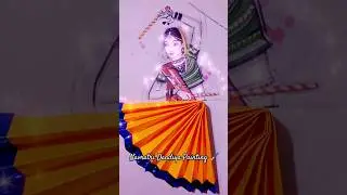 Awesome Navratri Dandiya Painting🖌️#viralvideo #navratri