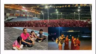 བགྲོ་གླེང་དང་གླིང་སྐོར། Drepung Evening Lingkor & Jang Gunchoe Blessing/ With Family 