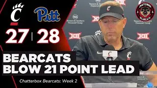 Cincinnati Bearcats Blow 21 Point 2nd Half Lead to Pittsburgh Panthers, Scott Satterfield Hot Seat?