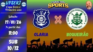 Canal dos SportS - OLARIA x BOQUEIR&Atilde;O - SUB 12 - UFSERJ.