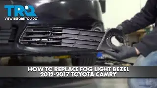 Как заменить рамку противотуманной фары на Toyota Camry 2012-2017