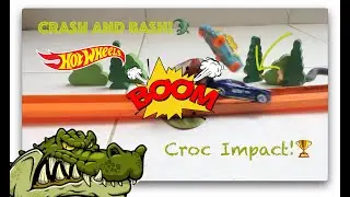 CROC IMPACT! 🏁 HotWheels Crash Bash Strongest Car Competition! Who is the strongest?🏆
