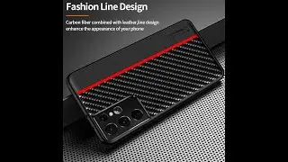 CENMASO Carbon Fiber & Leather Case Review For The Samsung Galaxy S21 Ultra, Good Looking & Unique!