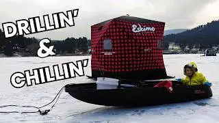 Drillin' & Chillin' | First Ice and Trout of 2026 | Ice Fishing Colorado