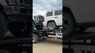 Hotshot with the Bro&rsquo;s 3 car trailer take3