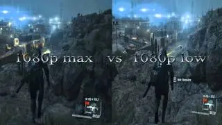 Metal Gear Solid V Ground Zeroes - 1080p vs 4K VSR vs low vs max quality - R9 290X COMPARISON