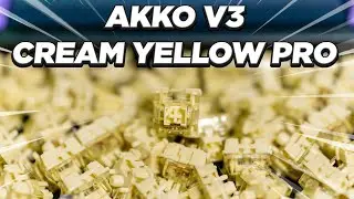 AMAZING Stock Switches! | Akko V3 Cream Yellow Pro Switch Review