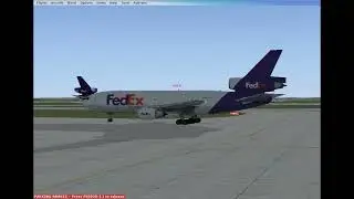 FSX: FedEx DC-10-30F Departs Seattle Back To Memphis
