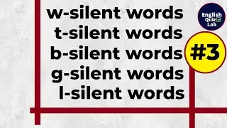 Words with Silent letter- 3
