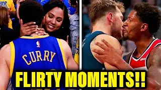 NBA Players FLIRTING during games...