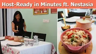 How to setup your Dining Table for Guests with Nestasia | Dining Table Styling Tips