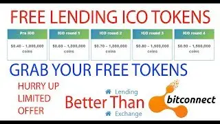 Free New Lending ICO Tokens - Future Worth 300$ Grab it Now Before It's End