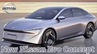 Plug-in Hybrid | Tesla-Style Freestanding Infotainment Display | New Nissan Evo Concept