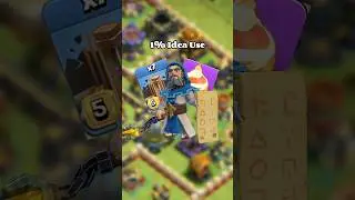 Player use 1% Idea fireball + seven earthquake spell #coc #clashofclans #shorts #shortsfeed