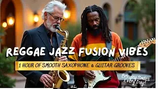Reggae Jazz Fusion Vibes: 1 Hour of Smooth Saxophone & Guitar Grooves