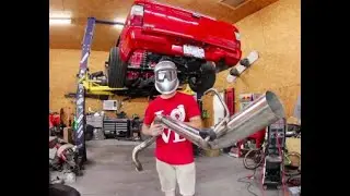 BUILDING A NEW REAR EXIT EXHAUST FOR MY 4G63 SWAPPED MIGHTY MAX!