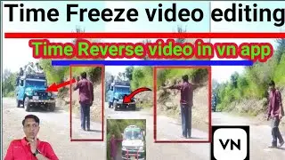 How to edit time freeze video  in Mobile/How to reverse video in VN video editor