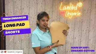 Fixing Hip Dips/Hip Dents with Long Thigh Pad Shorts for Slim Girls | Lovebird Lingerie | Delhi