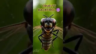 Cruel Fly Gets Trapped 😱 | Kind Puppy Saves It 🐶❤️  #shorts #trending #viral #puppy #shoked #ice