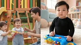 ADORABLE DAD! Lee Min Ho Builds Playground for His Twins in Backyard