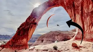 Should this be legal? Flying my Paramotor through Corona Arch.