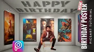 Teja Sajja Birthday CDP editing in PicsArt App | cdp editing | happy Birthday Poster Editing 🔥