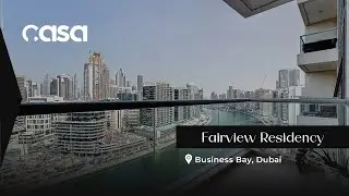 High Floor Furnished 1BR for Rent in Business Bay | Fairview Residency | AED 110,000