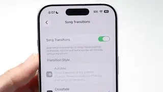 Как изменить переход в Apple Music!