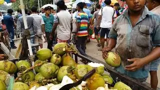 Coconut Cutting SkillS | Indian Street Food | My Bengal