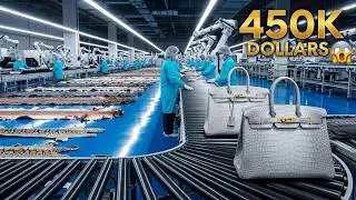 From Raw Leather to Luxury: How Hermès $450,000 Bags Are Made