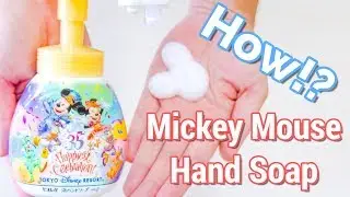 How to wash your hands with Mickey Mouse-shaped soap from Tokyo Disneyland