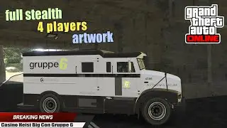 Casino Heist. Big Con Gruppe 6. Full Stealth. 4 players. Bonus clip. GTA 5 online
