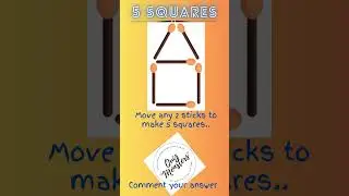 Mind-Bending Matchstick Puzzle: Are You Up for the Challenge? #shorts #gk #quiz #puzzle #ytshorts