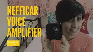 Nefficar Portable Loudspeaker Voice Amplifier REVIEW| YouTuber Anwesha