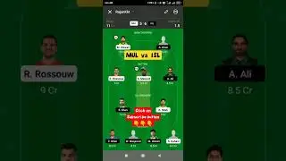 MUL  vs  ISL  DREAM 11  TEAM  PREDICTION