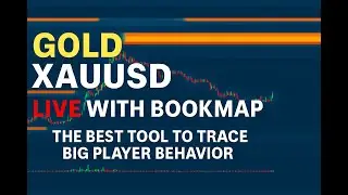 BOOKMAP LIVE | GOLD FUTURES | XAUUSD (GOLD -GC) | Liquidity #livetrade #livegold #bookmaplive