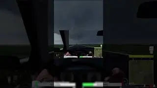 MASSIVE EF4 Tornado in OUTBRK! Full Chase Highlights #TornadoChase #shorts #StormChasing #OUTBRKGame