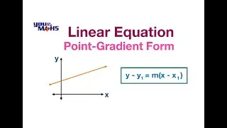 Linear Equation in Point Gradient Form