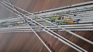 How to make a newspaper stick easily