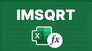 Square Root of a Complex Number - Excel IMSQRT Function