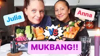 Sushi Mukbang! Vem känner varann bäst? Jag Grillar Anna!