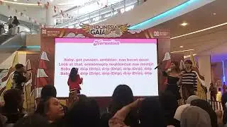 Acara k.pop hallyu power dance korea live music menyanyi di center atrium gaia bumi raya city mall 