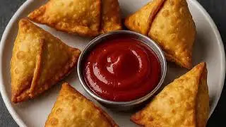 Evening snacks samosa