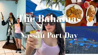 Nassau Port Day Vlog | 6 hours in The Bahamas |Self Guided Walking Tour #cruiselife #nassau #bahamas